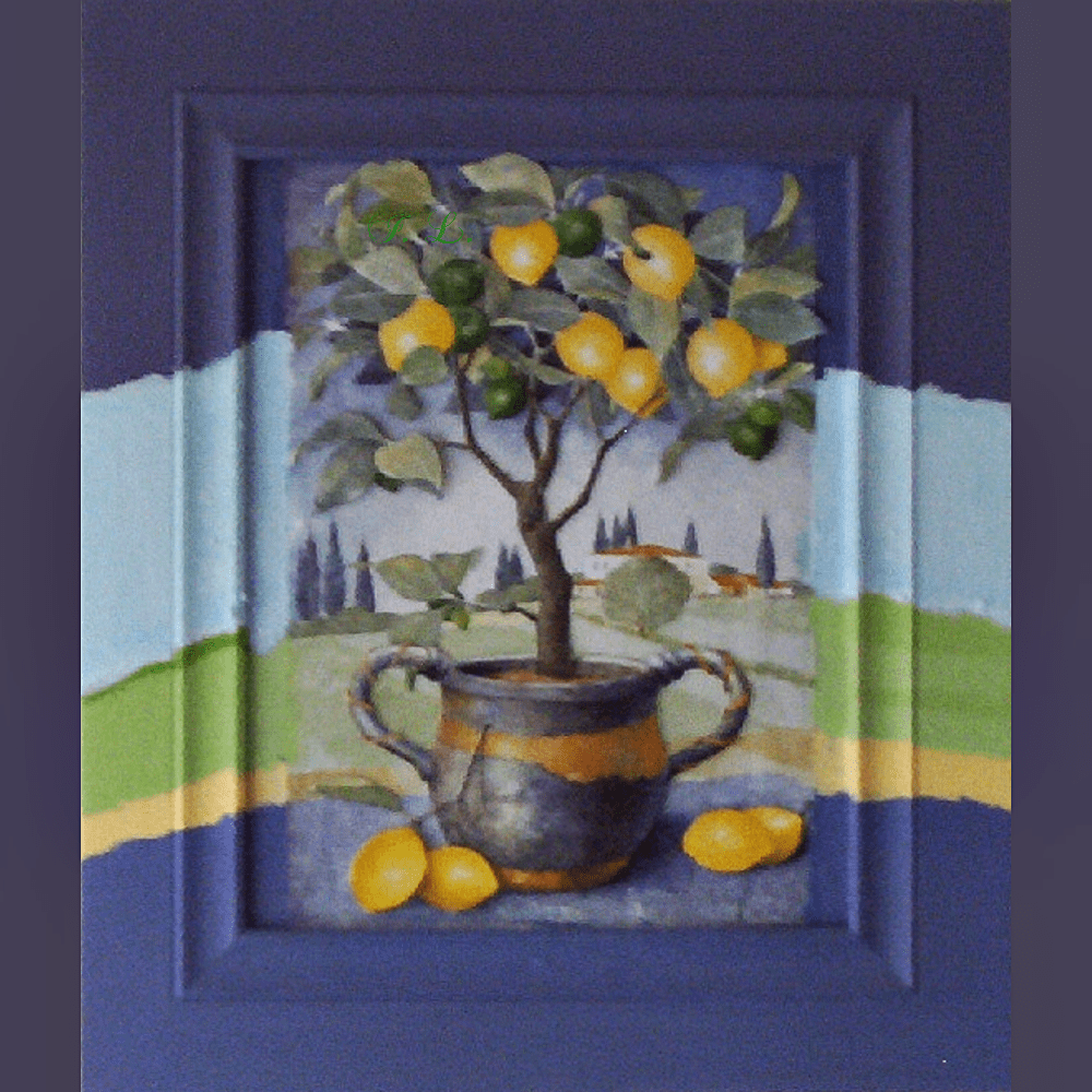 3D Zitronenbäumchen