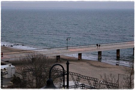 Nationalfeiertag Burgas Seebrücke (03.03.2021)