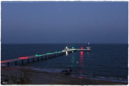 Nationalfeiertag Burgas Seebrücke (03.03.2021)