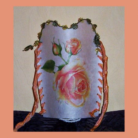 Crea Pop Lampe mit Rosen