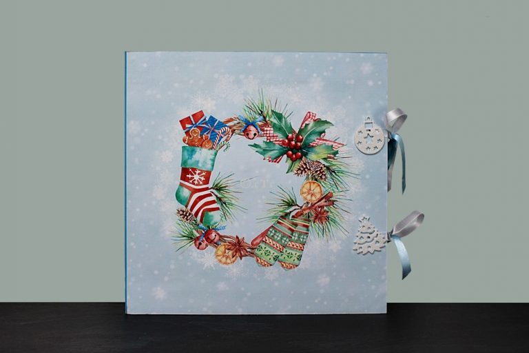 Adventskalenderbuch 'Mein erstes Weihnachten' (Hellblau)