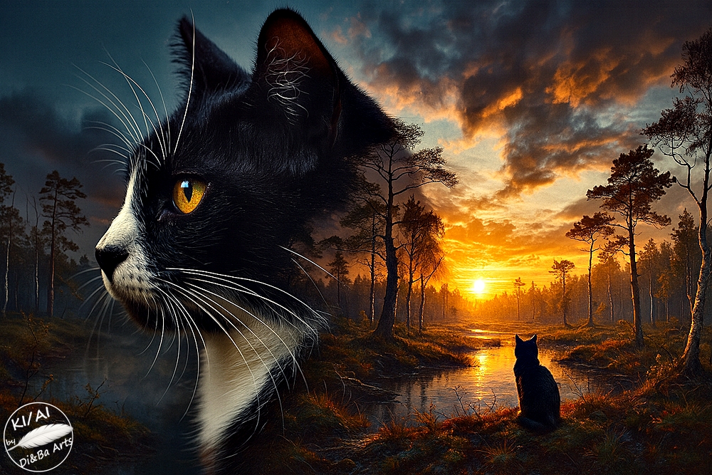 Blick ins Abendgold
