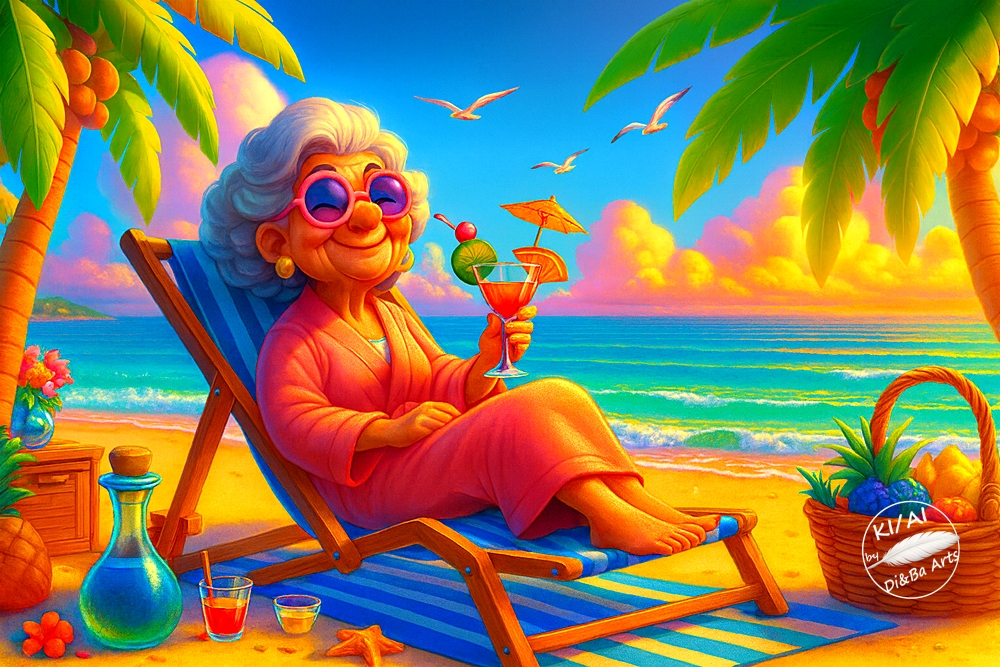 Oma macht Urlaub
