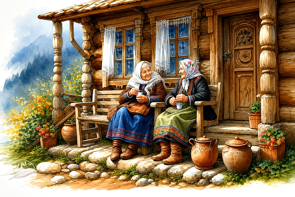 Kaffeeklatsch bei Baba