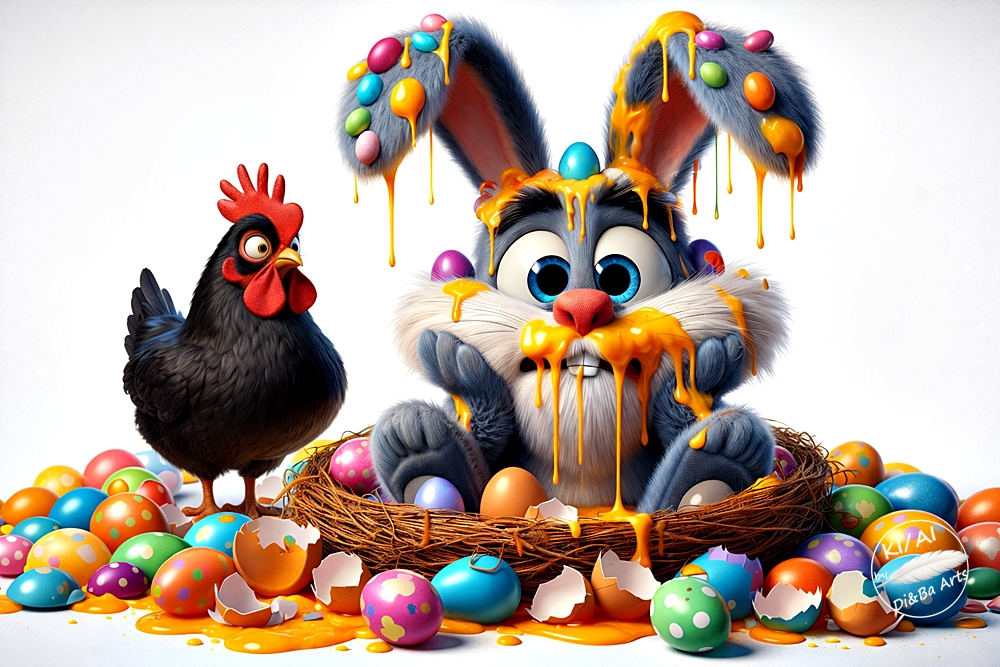 Osterhase in Erklärungsnot