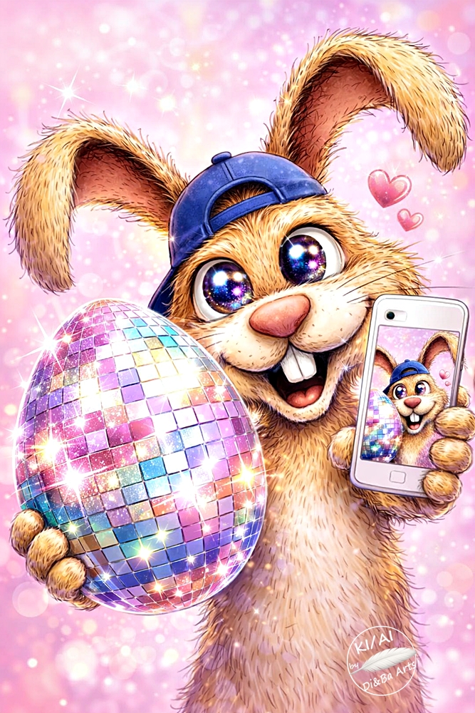 Selfie mit dem Disco Ei