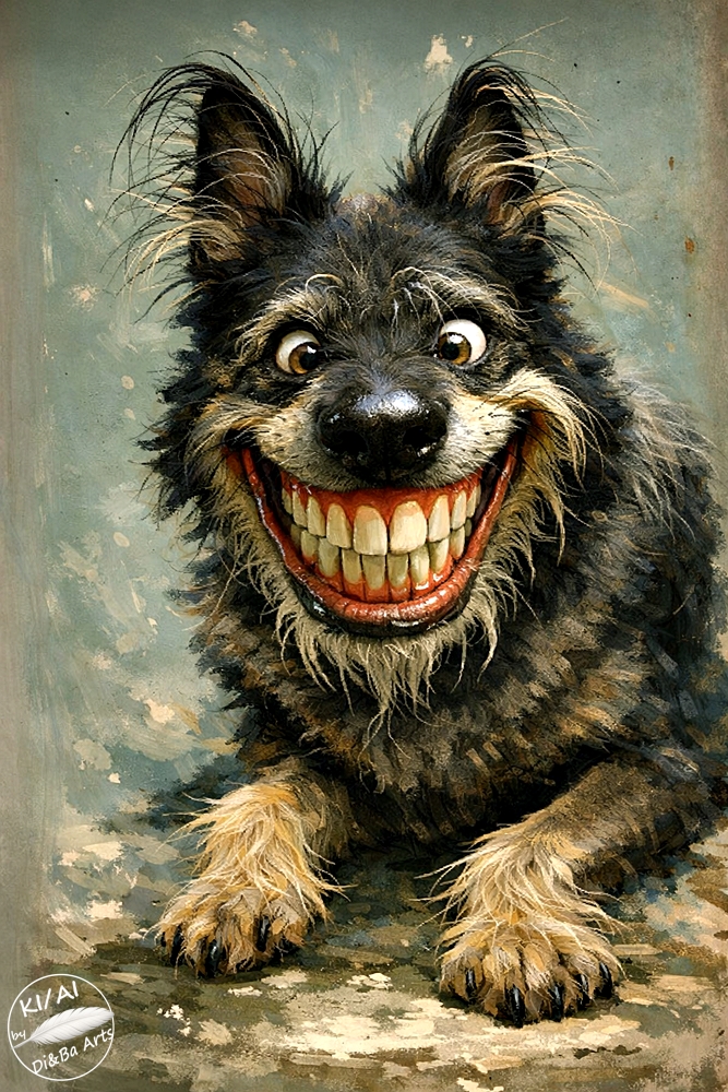 Das breiteste Hundegrinsen