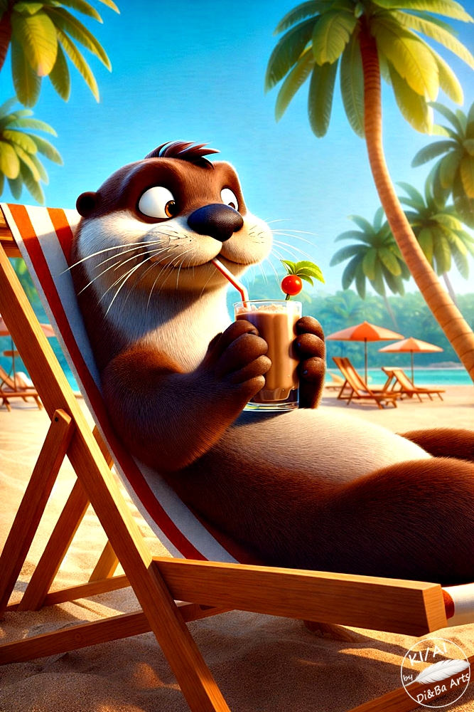 Otter im Chillmodus