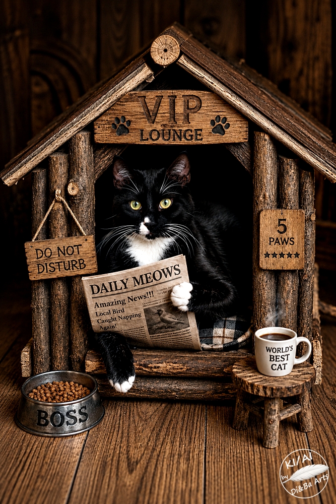 Der Boss in seiner VIP Lounge