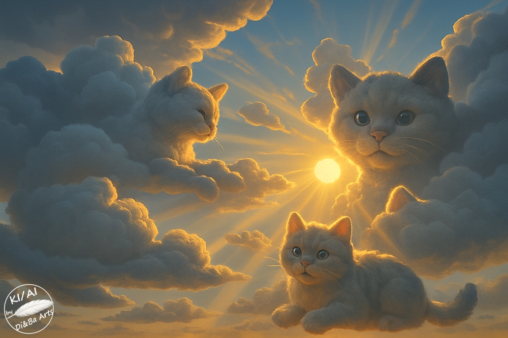 Schnurren über den Wolken