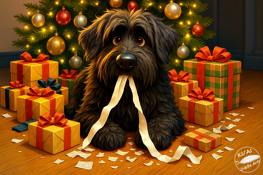 Das Geschenkpapier war schuld