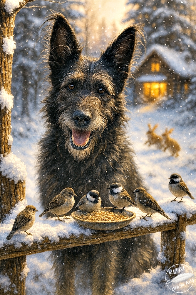 Wintergäste am Vogelbuffet
