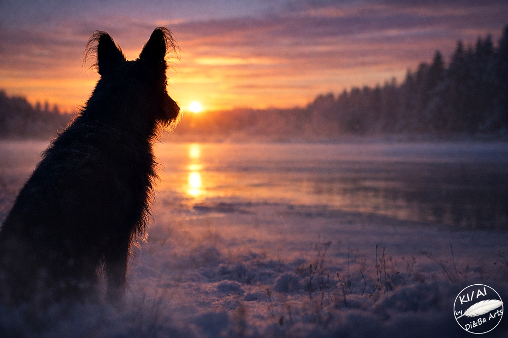 Winterstille am See