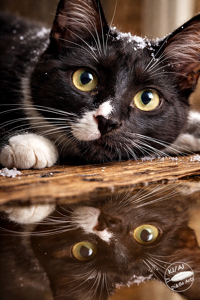 Spiegelbild im Winter