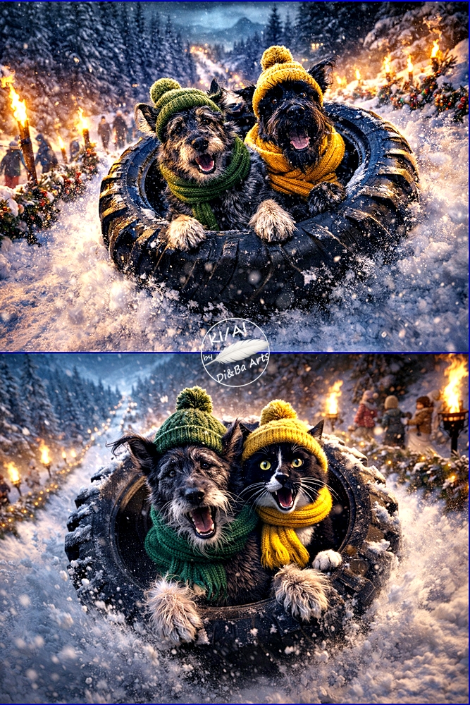 Winterspaß im Reifen